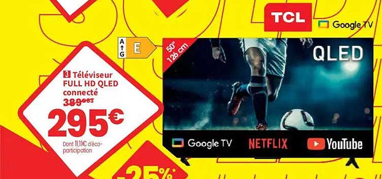 Téléviseur FULL HD QLED connecté