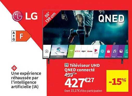 Téléviseur UHD QNED connecté