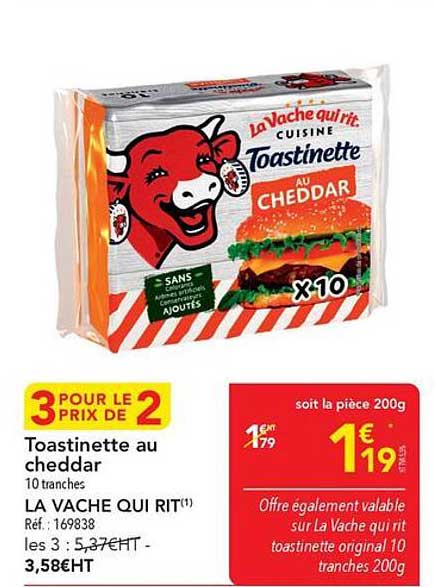Toastinette au cheddar