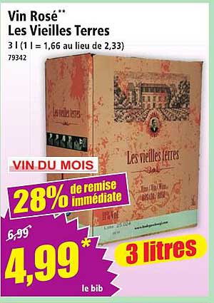 Vin Rosé** Les Vieilles Terres