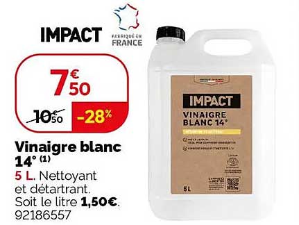 Vinaigre blanc 14°