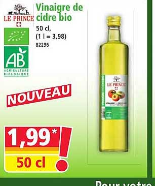 Vinaigre de cidre bio