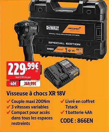 Visseuse à chocs XR 18V