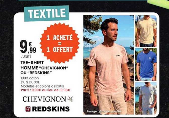 1 ACHETÉ = 1 OFFERT
