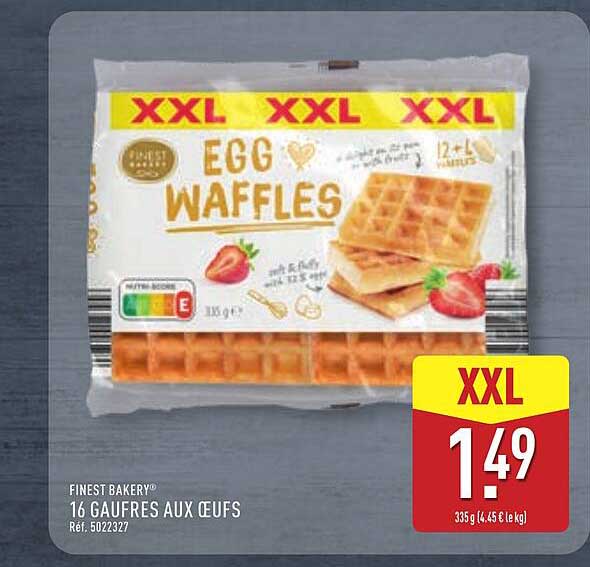 16 GAUFRES AUX OEUFS
