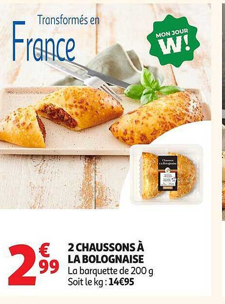 2 CHAUDSONS À LA BOLOGNAISE