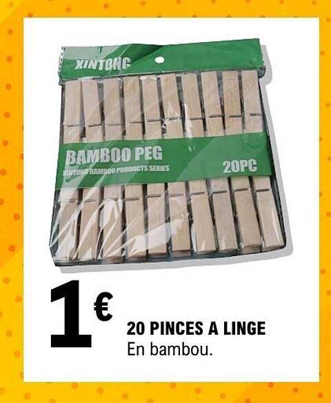 20 PINCES A LINGE