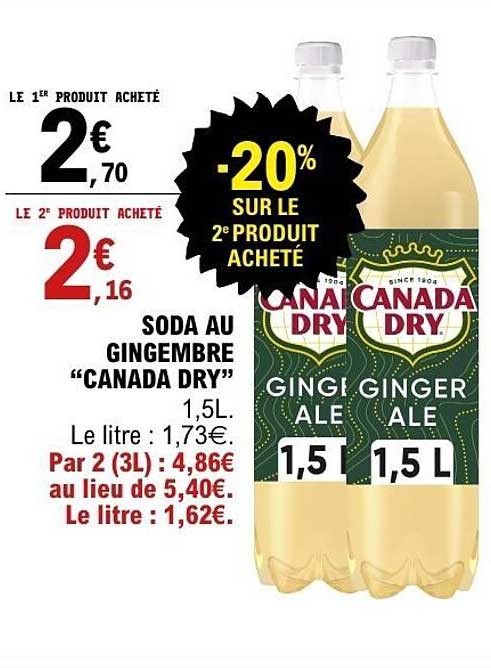 -20% sur le 2e produit acheté