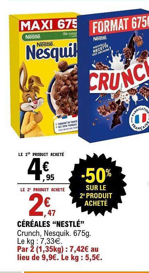 -50% sur le 2e produit acheté