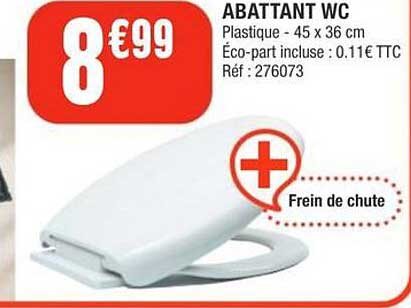 ABATTANT WC