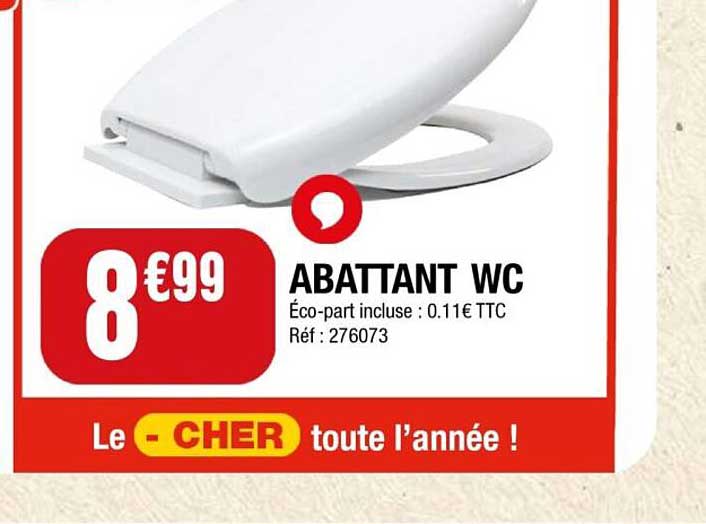 ABATTANT WC
