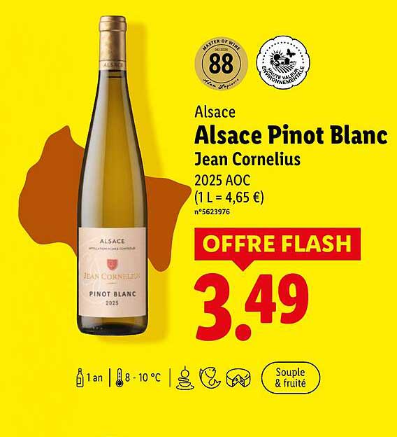 Alsace Pinot Blanc Jean Cornelius