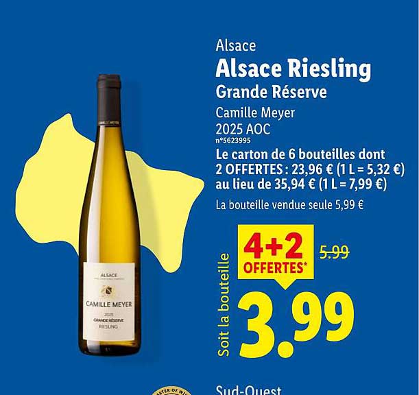 Alsace Riesling Grande Réserve Camille Meyer 2025 AOC