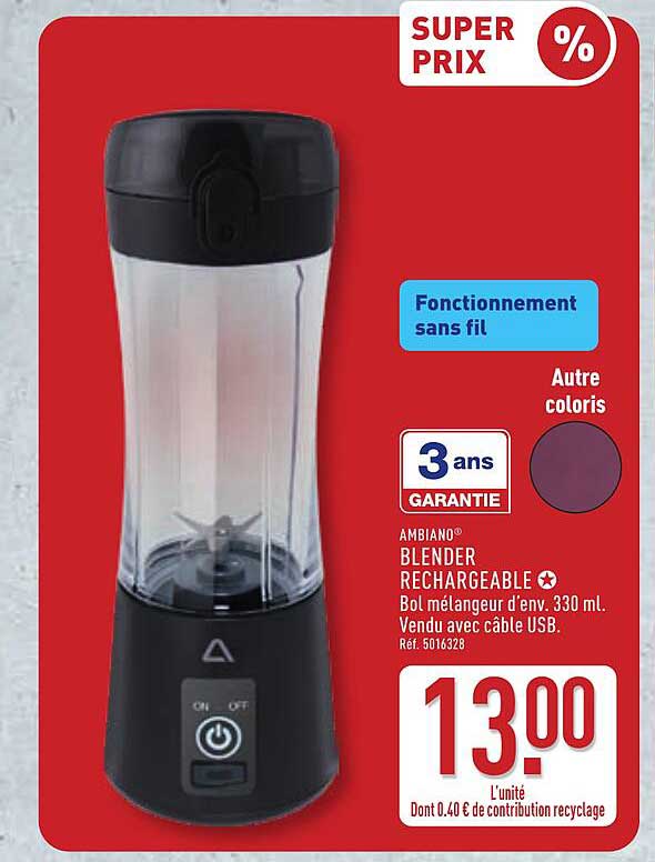 AMBIANO® BLENDER RECHARGEABLE