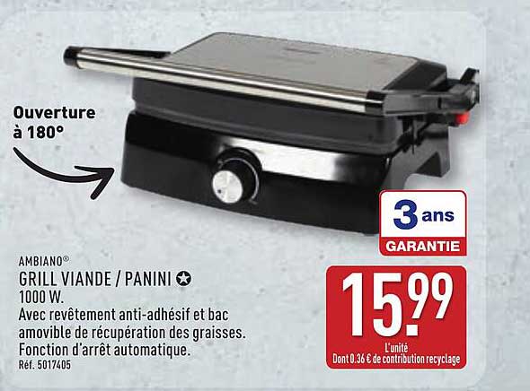 AMBIANO® GRILL VIANDE / PANINI