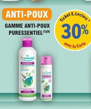 ANTI-POUX GAMME ANTI-POUX PURESSENTIEL(1)(9)