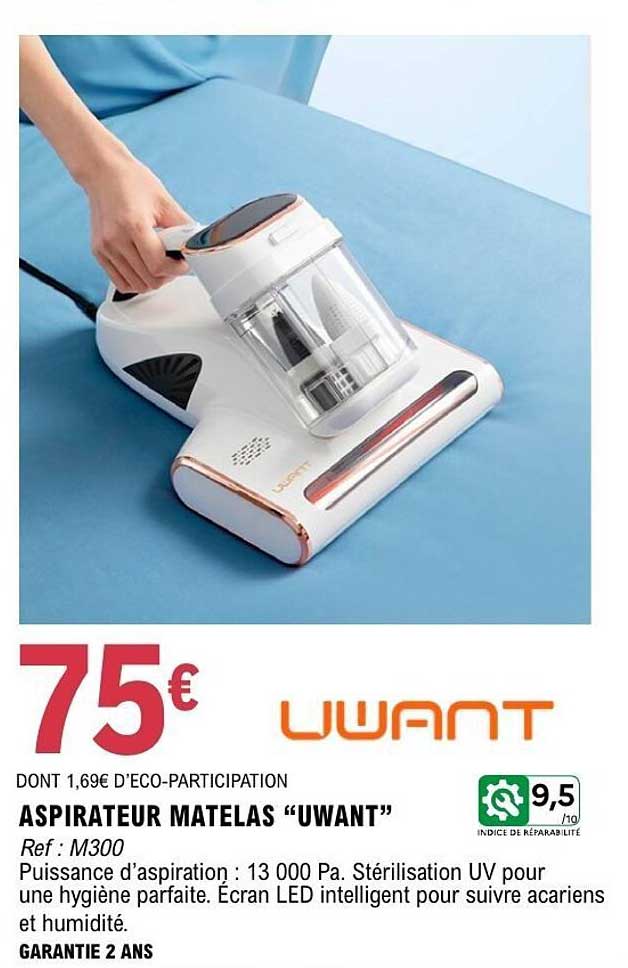 ASPIRATEUR MATELAS “UWANT”