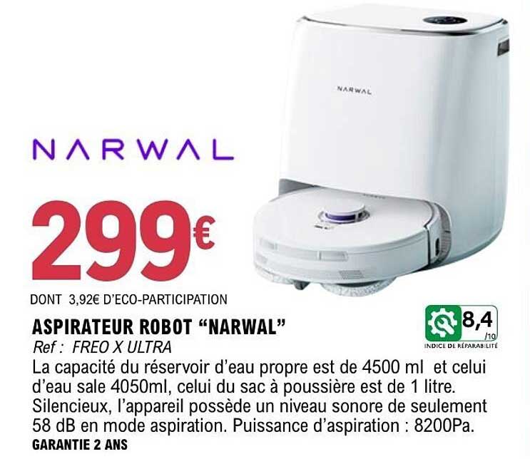 ASPIRATEUR ROBOT “NARWAL”