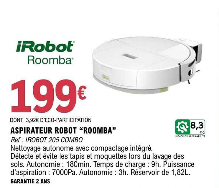 ASPIRATEUR ROBOT “ROOMBA”