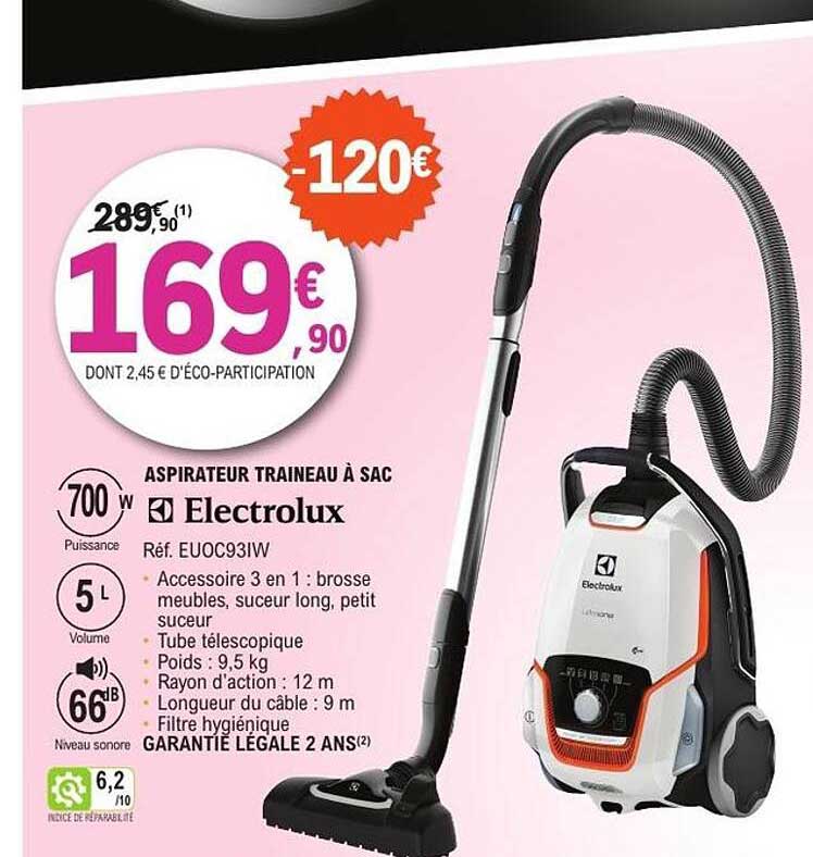 ASPIRATEUR TRAINEAU A SAC Electrolux