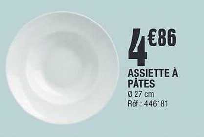 ASSIETTE À PÂTES