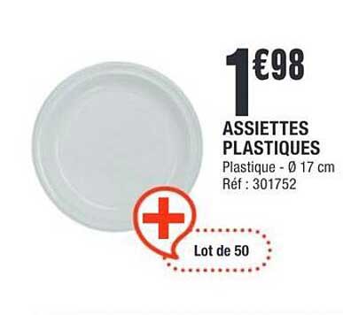 ASSIETTES PLASTIQUES