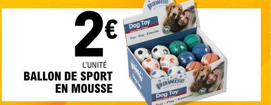 BALLON DE SPORT EN MOUSSE