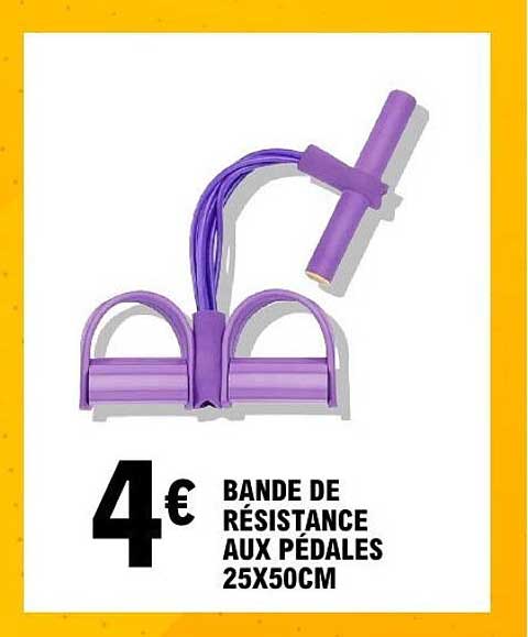 BANDE DE RÉSISTANCE AUX PÉDALES 25X50CM