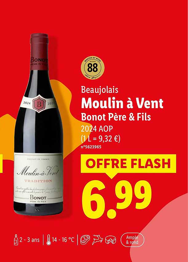Beaujolais Moulin à Vent Bonot Père & Fils 2024 AOP