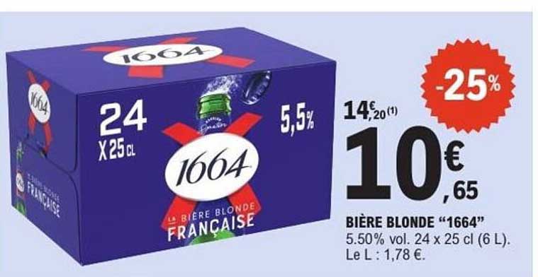 BIÈRE BLONDE “1664”