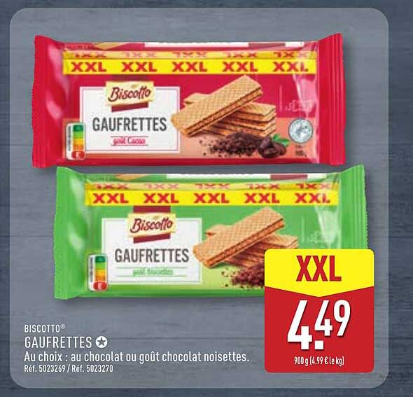 BISCOTTO® GAUFRETTES