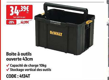 Boîte à outils ouverte 43cm