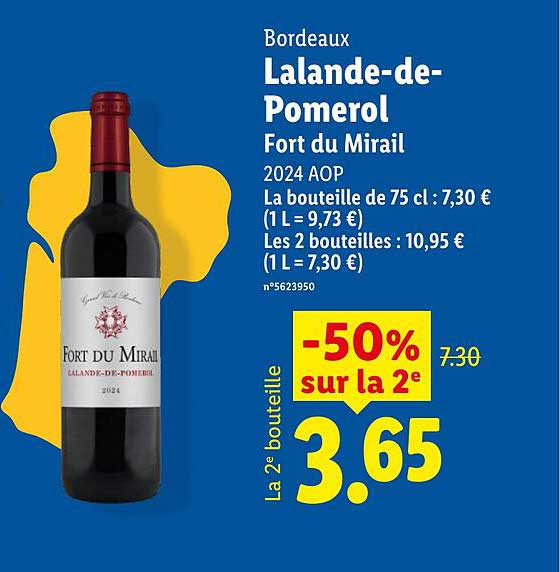Bordeaux Lalande-de-Pomerol Fort du Mirail 2024 AOP