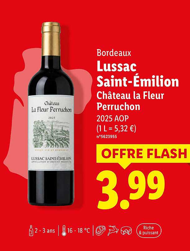 Bordeaux Lussac Saint-Émilion Château la Fleur Perruchon 2025 AOP