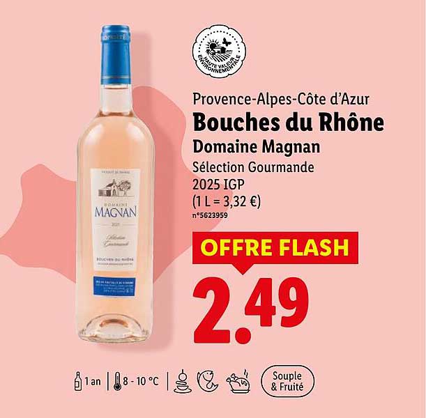 Bouches du Rhône Domaine Magnan Sélection Gourmande 2025 IGP