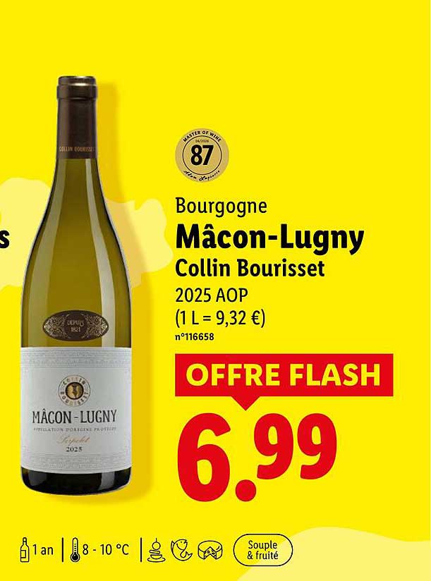 Bourgogne Mâcon-Lugny Collin Bourisset 2025 AOP
