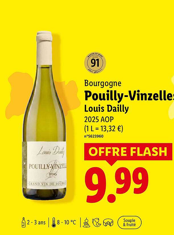 Bourgogne Pouilly-Vinzelle Louis Dailly 2025 AOP