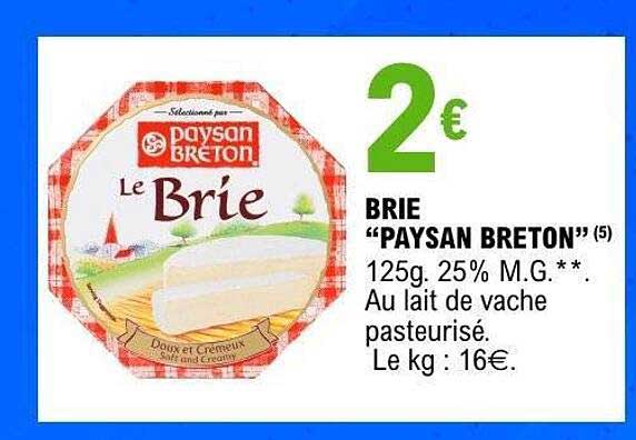 BRIE "PAYSAN BRETON"