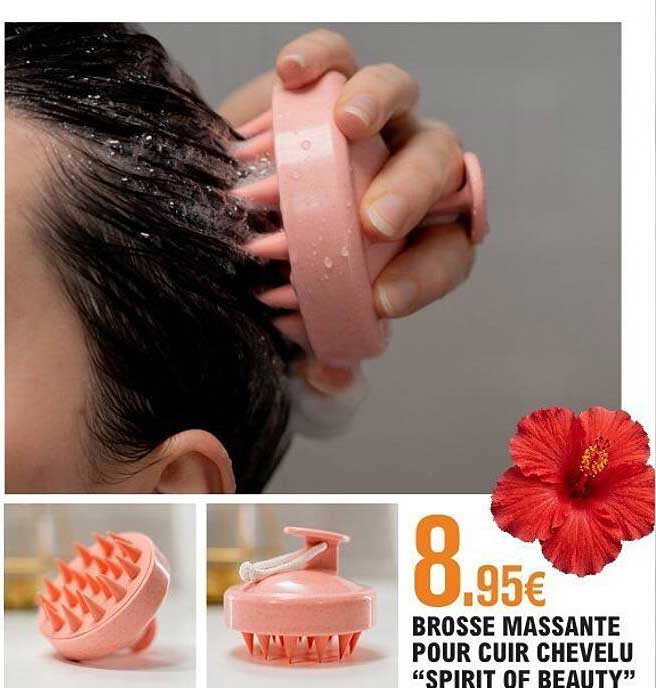 BROSSE MASSANTE POUR CUIR CHEVELU “SPIRIT OF BEAUTY”