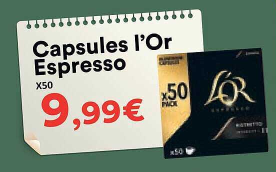 Capsules l’Or Espresso