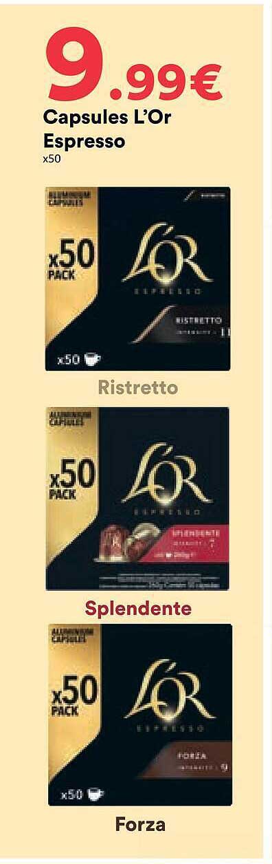 Capsules L'Or Espresso x50