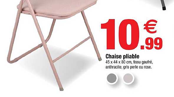 Chaise pliante