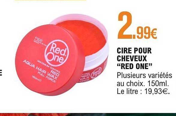 CIRE POUR CHEVEUX “RED ONE”