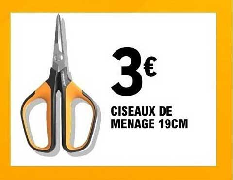 CISEAUX DE MENAGE 19CM