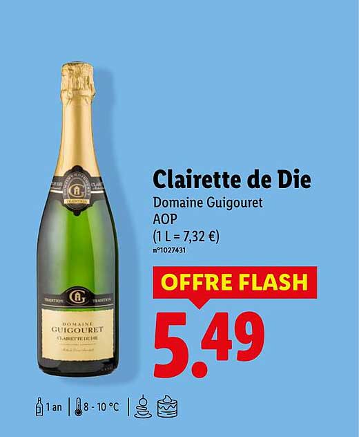 Clairette de Die Domaine Guigouret AOP