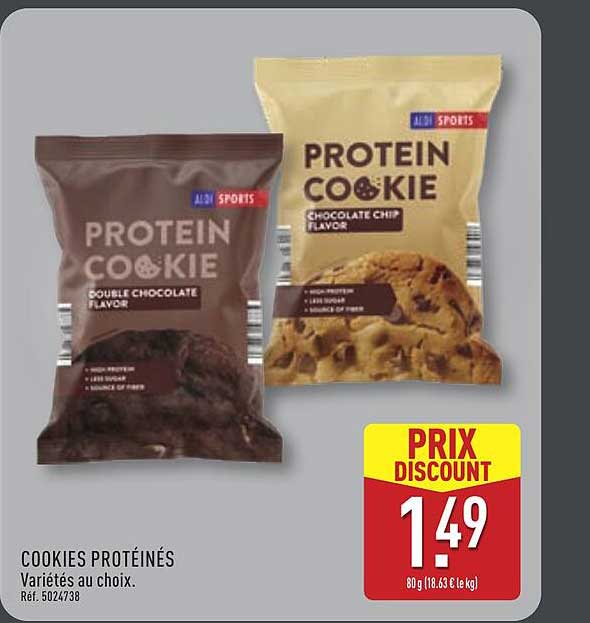 COOKIES PROTÉINÉS