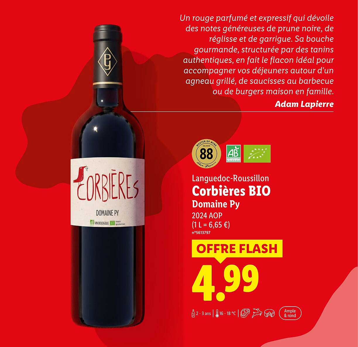 Corbières BIO Domaine Py 2024 AOP