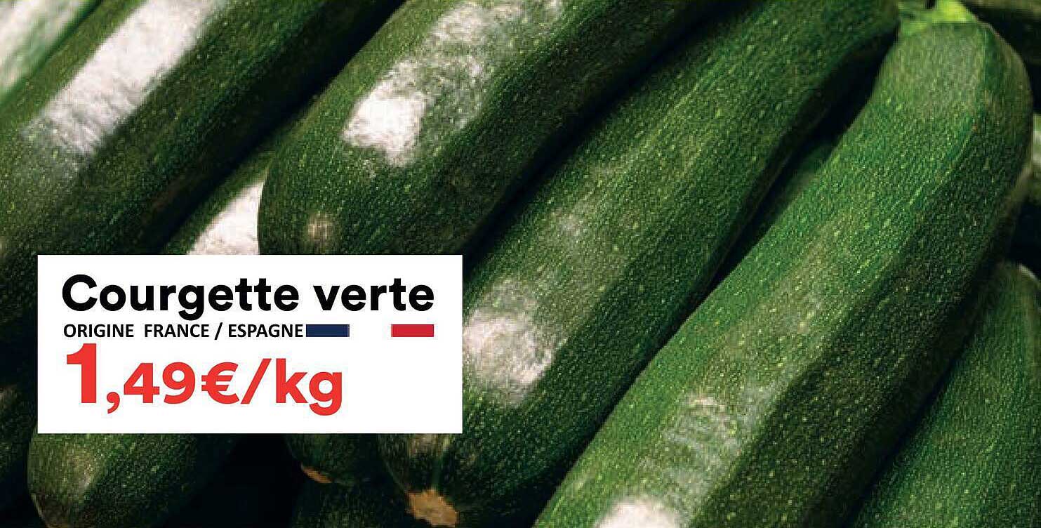 Courgette verte
