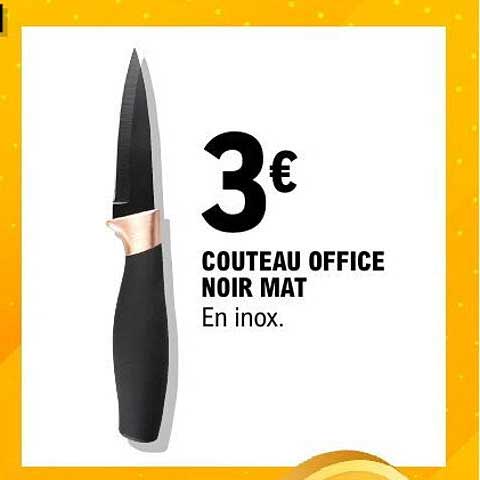 COUTEAU OFFICE NOIR MAT