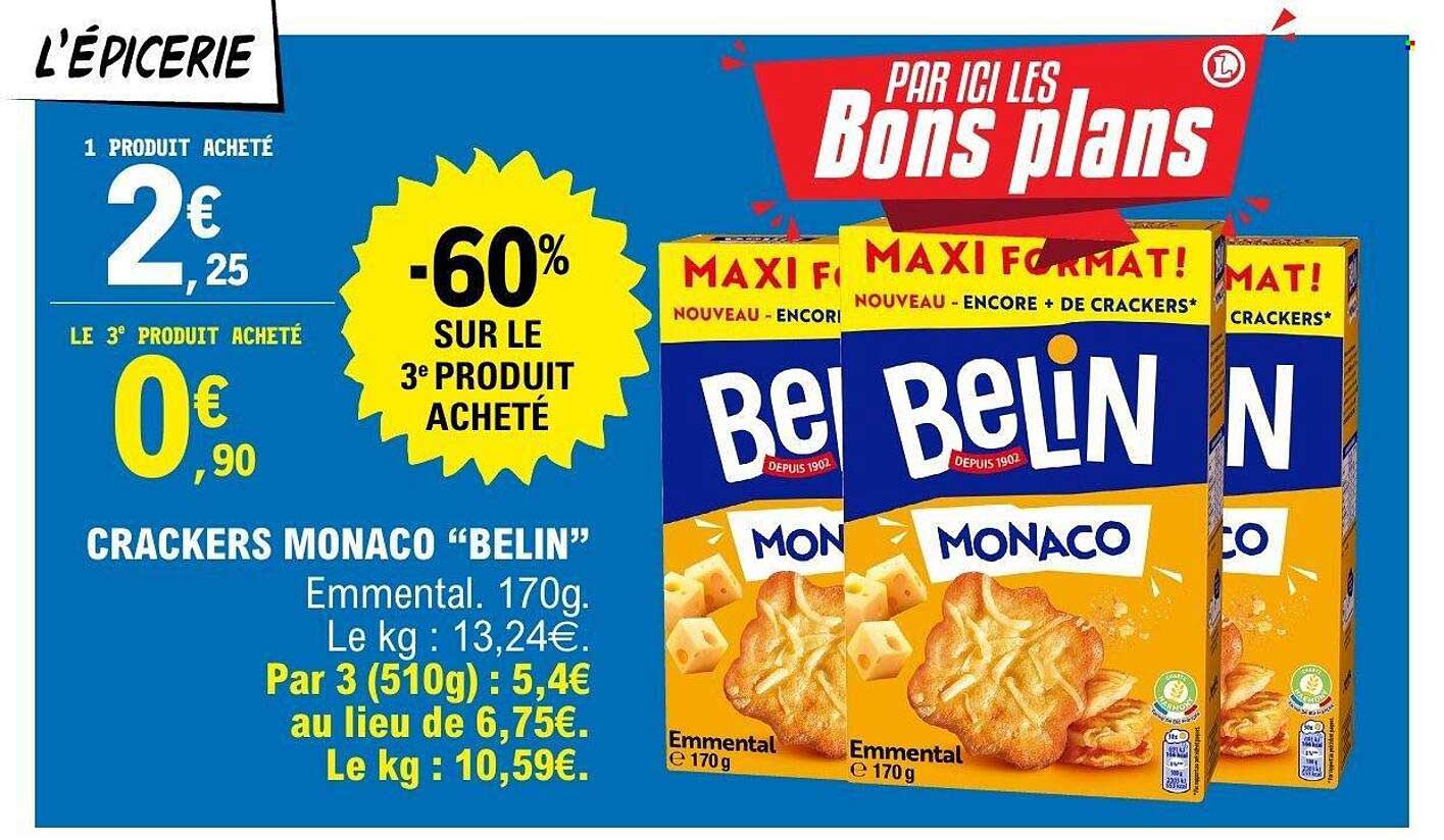 CRACKERS MONACO “BELIN”